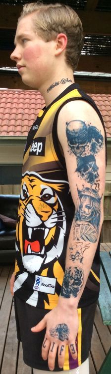 Dustin Martin Inspired Temporary Tattoos