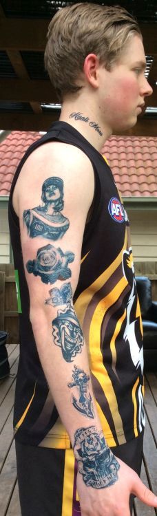 Dustin Martin Inspired Temporary Tattoos