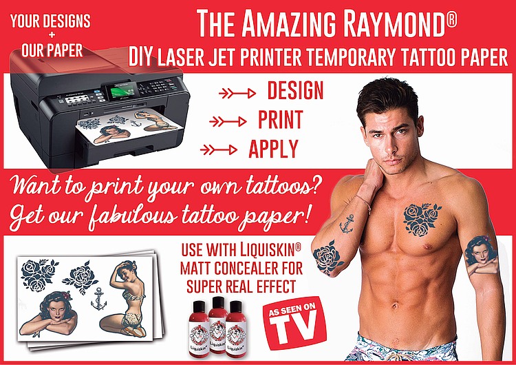 Temporary Tattoos DIY Premium Laser Temporary Tattoos Paper for  Professionals