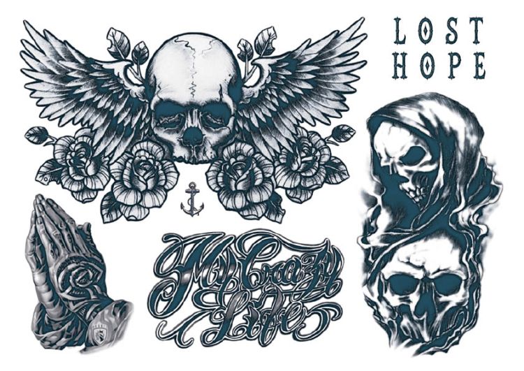 Carnage Venom Temporary Tattoo Sticker Set of 2  Small tattoos for guys  Tattoos for women Hand tattoos for guys