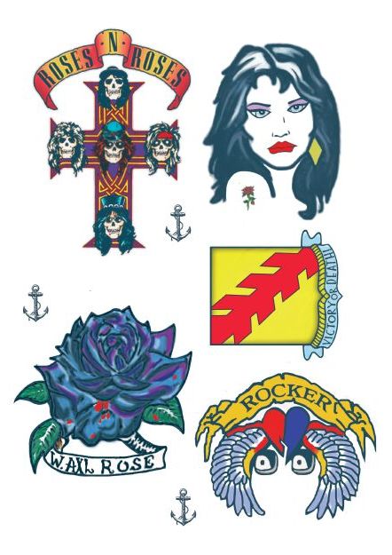 tatuaggio orologio axl rose
