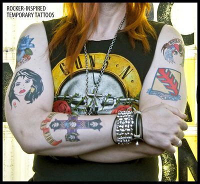 Rocker Temporary Tattoos Australia Fake Henna Tattoo